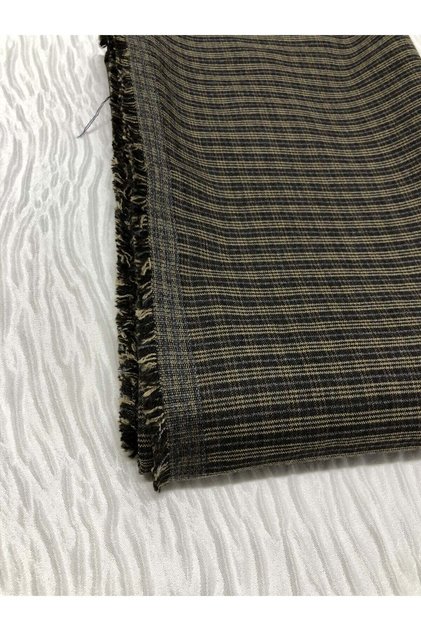 Plaid Outerwear Fabric, Piece 100X140 cm