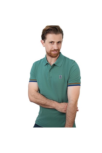 Men's Performance Polo: Classic Piqué, Tipped Collar, Embroidered Detail