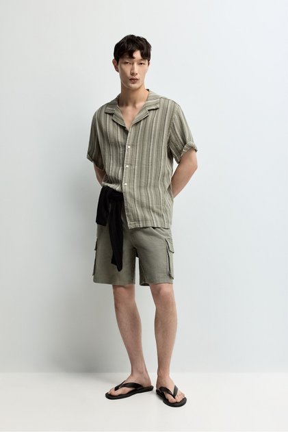 ERKEK Rustik kargo jogger bermuda