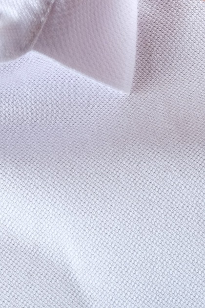 Mode XL Battal Size Men's Tshirt Polo Collar Embroidered Classic Pique 20553 White