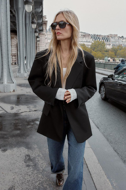 Premium Kybele Boyfriend Woven Jacket