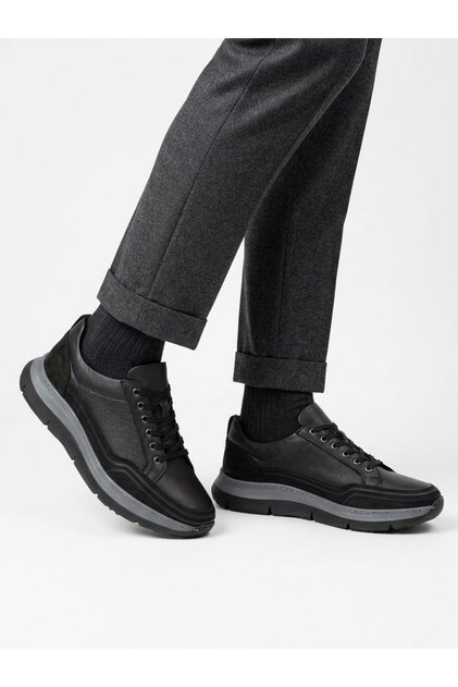 Men's Genuine Leather Winter Shoes Non-Slip Orthopedic Sole 284