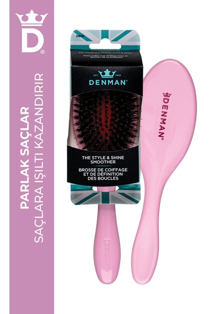D81M Style & Shine Smoother Parlaklık Veren Saç Fırçası Pink Crush