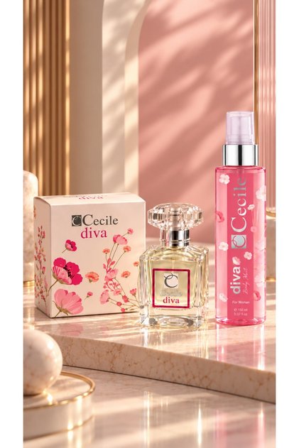 Diva Edt 50 ml Body Mist 150 ml - Çok Kalıcı,fark Yaratan Kadın Parfüm Seti