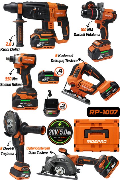 RP-1007 PROFESYONEL 6’LI SET DEKUPAJ VE DAİRESEL TESTERE