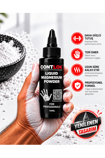 Likit Magnezyum Tozu - Elite Series Liquid Chalk - Calisthenics, Crossfit, Powerlift, Arm Wrestling, Fitness, Pole Sport