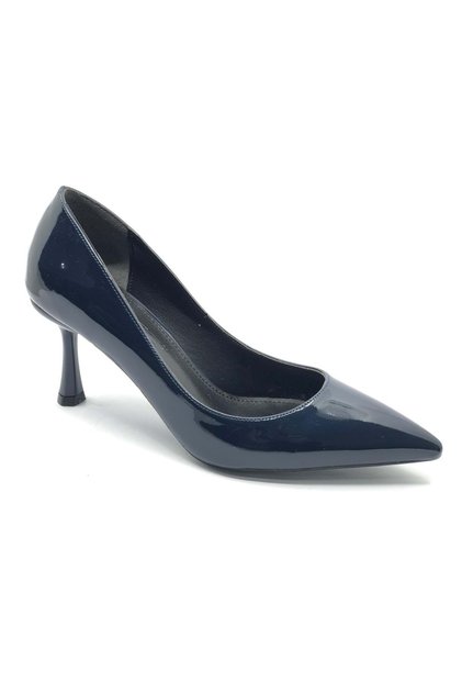 Feles 7 cm heeled stiletto women's shoes navy blue