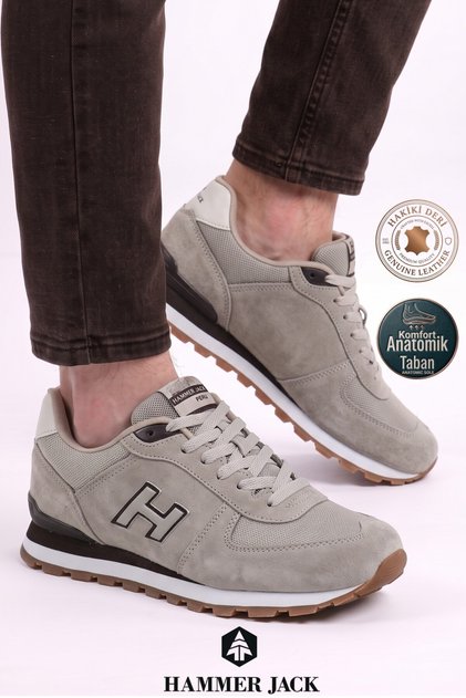 Unisex Genuine Leather Sneaker Comfortable Daily Sports Shoes