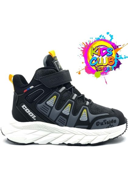 Cool Paul Ortopedik Kaymaz Hafif Taban Unisex Çocuk Bot SİYAH