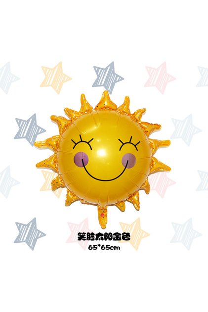 Other Sun Cartoon Clouds Sun Moon Stars Aluminum Foil Balloons Birthday Home Party Decorations Photo