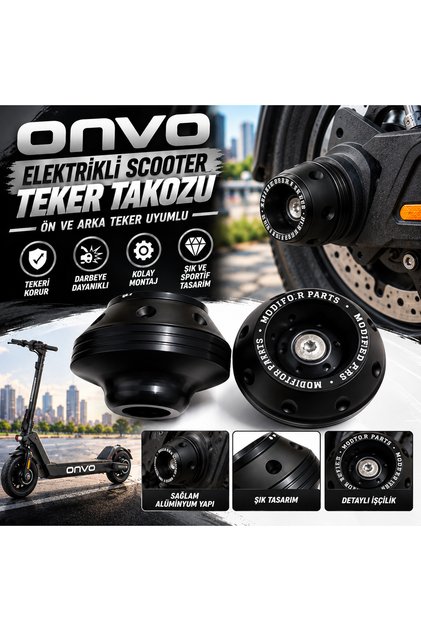 ONVO TEKER TAKOZU SİYAH