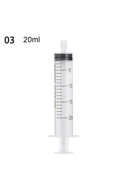 Plastic 20ml Plastic Syringe Perfume Dispenser Sampler Injector Refillable Refill Cosmetic Liquid Es