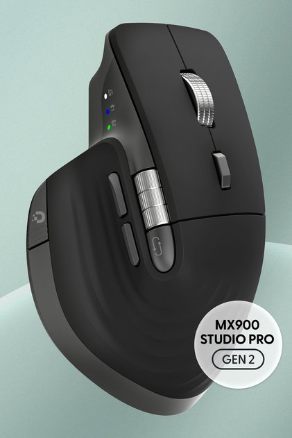 MX900 Studio PRO Ergonomik Kablosuz Bluetooth Mouse, 4800 DPI, FlyingWheel Kaydırma