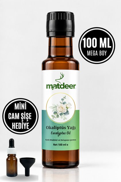 100 ml Eucalyptus Oil - Refreshing Aromatherapy Skin and Ambient Fragrance - 100% Pure