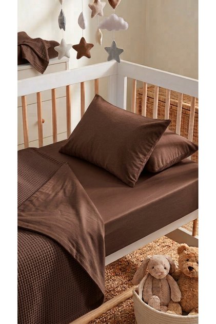 Cotton Baby Pillowcase Set | 2 Pieces | Original Akfil Fabric | Anti-Sweat | Zipperless Cover Model | 35X45 cm |
