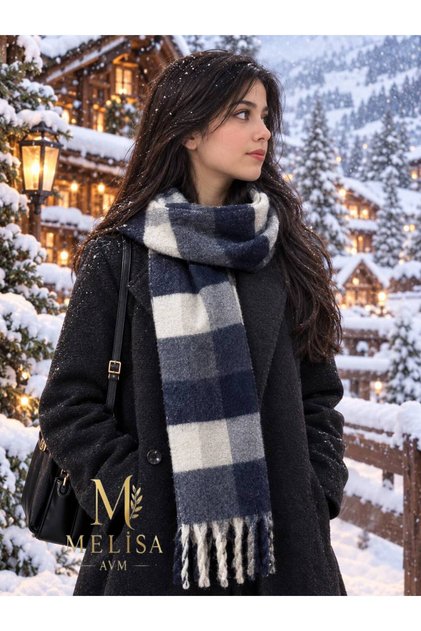 Puffy Soft Textured Women's Scarf Shawl Shoulder Wrap