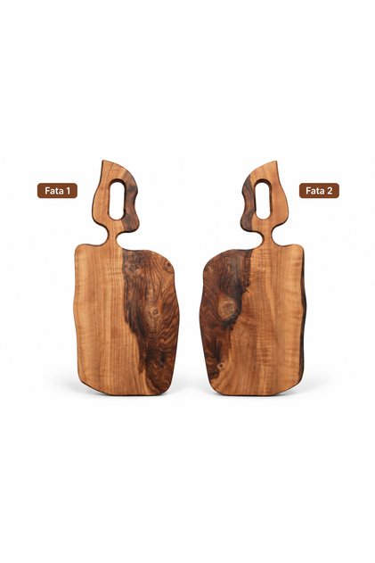 Tocător din lemn de nuc, Design practic si elegant, 52 × 23 × 2,5 cm