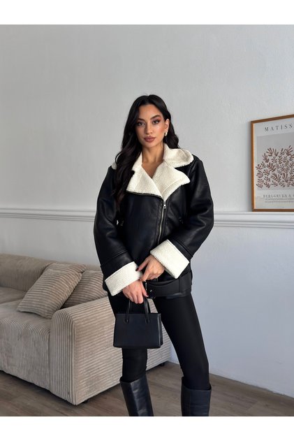 Women's Fur-Lined Oversize Jacket