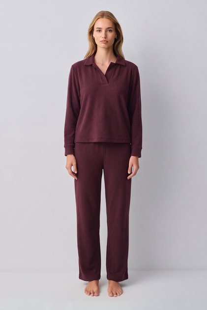 Comfort Club Yakalı Pijama Takımı