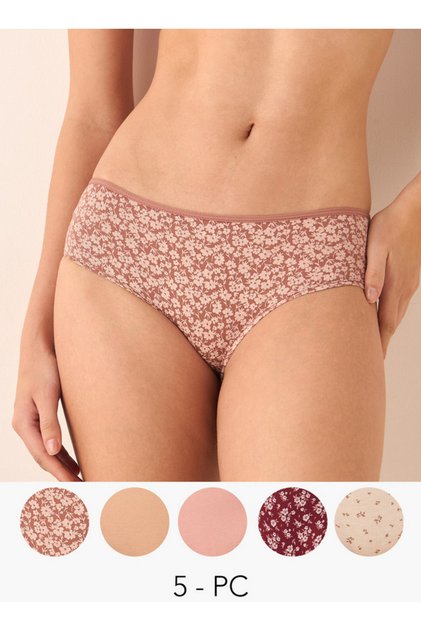 Pack of 5 Intimates Elastic Waist Briefs