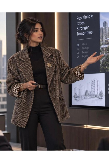 TEK DÜĞME BLAZER KADİFE CEKET