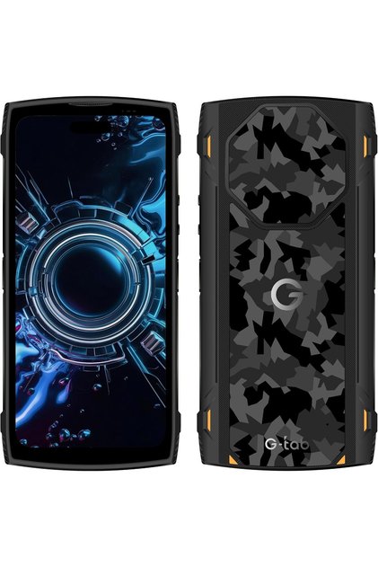Z Rugged Smartphone No Camera No GPS Phone – 4G Dual SIM, 8GB RAM + 12GB Extended, 256GB ROM, 6.7" HD+ 120Hz Display, Unisoc T7250 Octa-Core, 5150mAh Battery, IP68/IP69K, Android 16 – Black