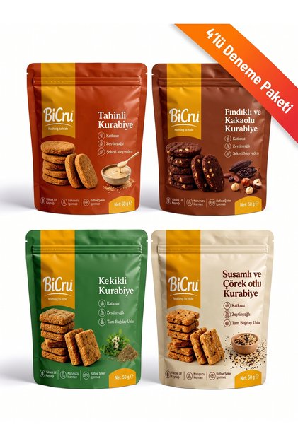 Karışık Deneme Paketi (50g x 4 paket)