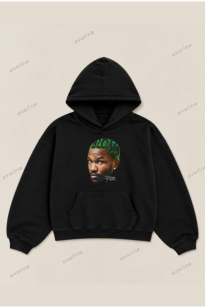 Frank Ocean Comfortable Fit Oversize Unisex Hoodie 100% Cotton 3 Thread Threaded Hooded Sweatshirt