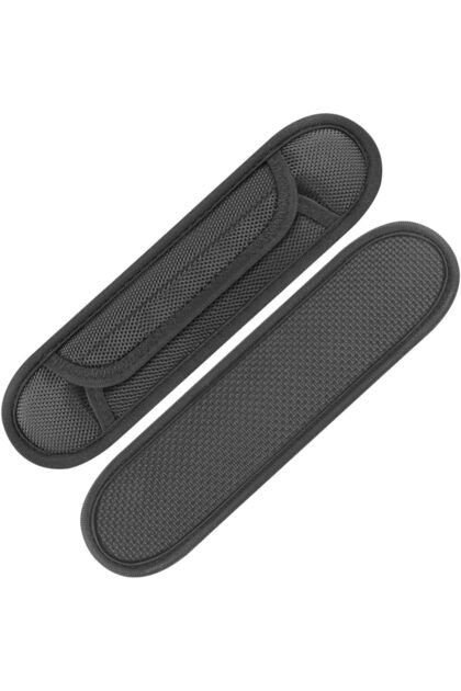 2 Pack Shoulder Strap Pads for Bag, Anti-Slip Shoulder Pad Cushion with Memory Foam, Universal Replacement Strap Protector for Backpacks, Guitar, Duffel Bags, Fits Straps Up to 1.6 inch, Black