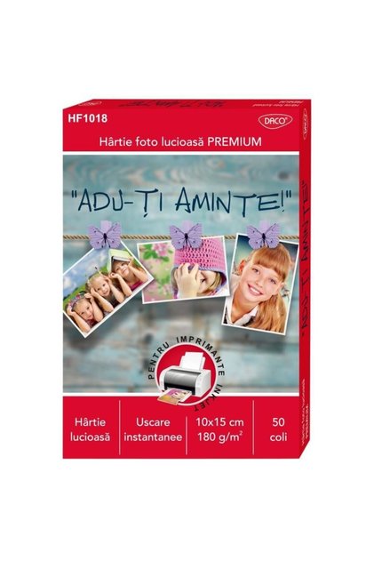 Hartie foto 10x15 cm 180g 50 coli - HF1018