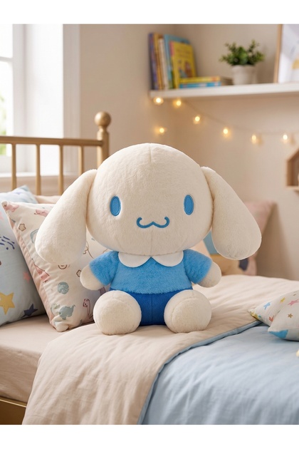 Cute Cinnamoroll Plush Toy White and Blue Stuffed Animal Doll - Perfect Gift for Kids and Girls 22cm