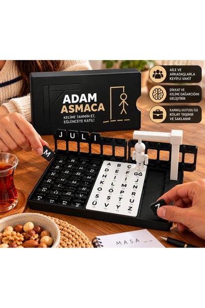 Türkçe Alfabeli Adam Asmaca Oyunu – Eğlence ve Zeka Bir Arada!