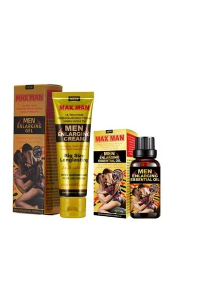 For man cream and oil