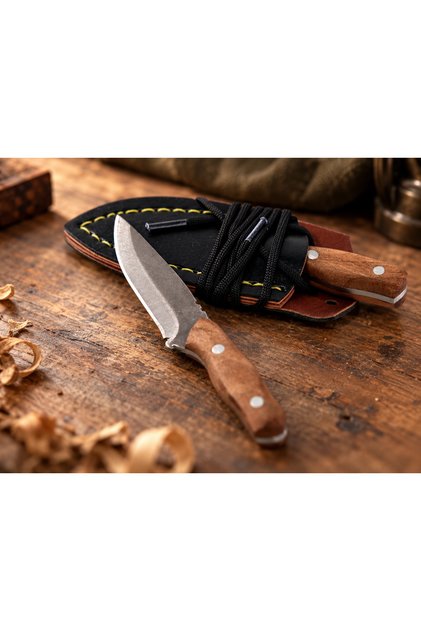 Mini Bıçak Deri Kılıflı 13 Cm