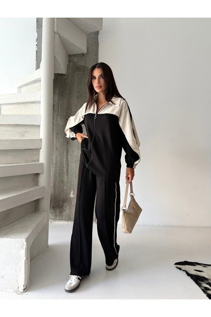 Women's Shoulder Parachute Detail Double Set