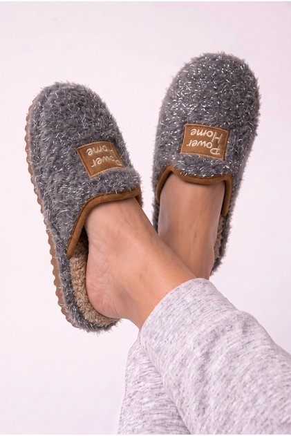 Si̇mora Model Women's House Slippers - Warm and Fluffy Slippers with Noise-Free Soles