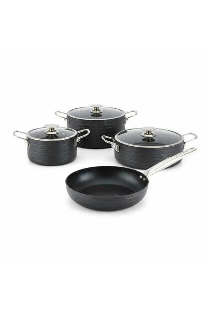 Diamond Graniks 7 Piece Cookware Set - Black
