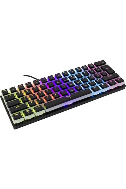 Ashiko 2 Μηχανικό Πληκτρολόγιο Gaming 60% με διακόπτες Outemu Blue και φωτισμό RGB Αγγλικό US