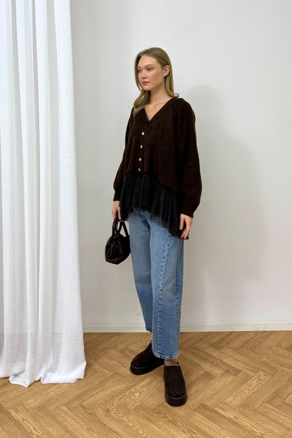 Tulle Knitwear Cardigan 3-1234