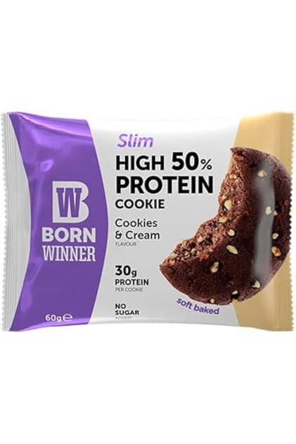 Slim Cookies N Cream Cookie Protein Bar, 60 g