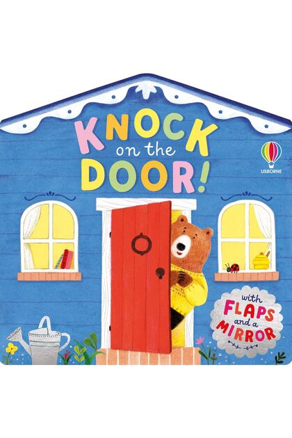 Knock on the Door! – Книжка с капаци и огледало за бебета от 0+ месеца,