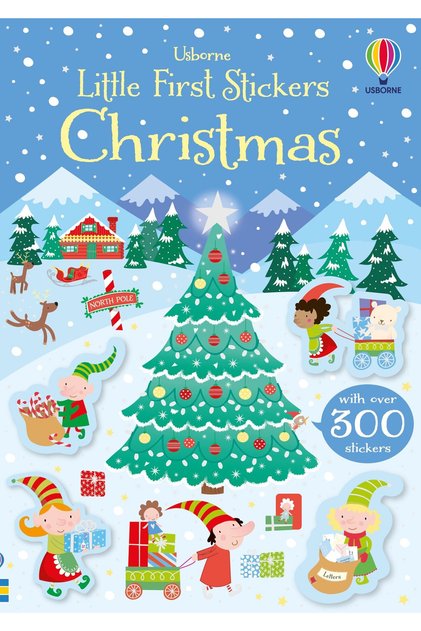 Album cu autocolante, LITTLE FIRST STICKERS CHRISTMAS