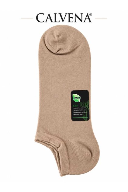 Bamboo Men's Seamless Premium Booties Black Socks Set of 6 - 42-46 - 105Lm26-S