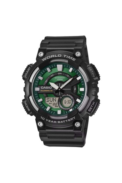 Ceas bărbătesc Timeless AEQ-110W-3A2VDF, Cuarț, 48.2mm, 10ATM
