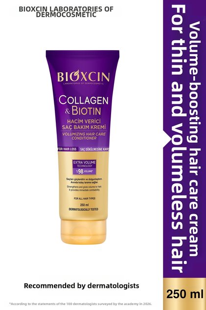 Collagen & Biotin Extra Volume Hair Conditioner 250 ml - Collagen Biotin for Thin Sparse Hair