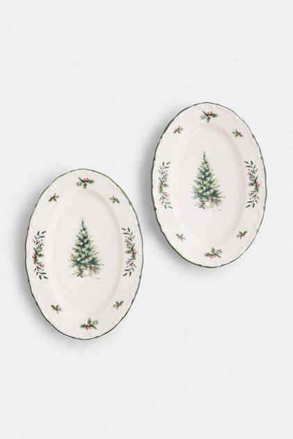 2-Piece Oval Presentation Plate