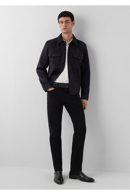 London Classic Denim Siyah Jean Pantolon 0010172-A4004