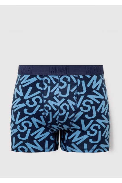 Boxer Shorts - Blue - Graphic