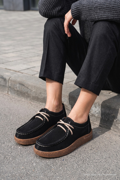 Miranda Genuine Nubuck Leather Comfort Women's Loafer Shoes