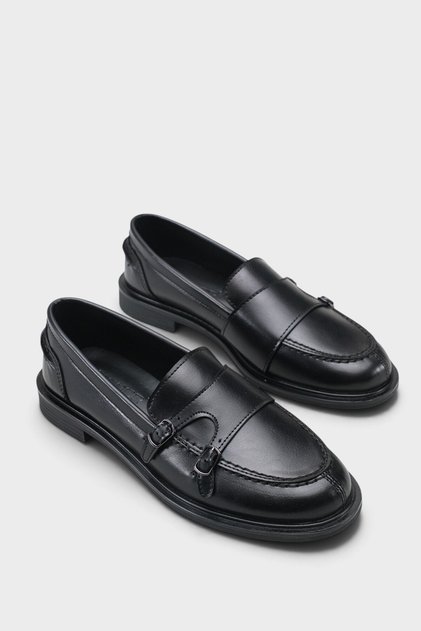 Stephine Double Buckle Women's Loafer Shoes